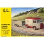 Heller 50331 Citroen HY + Goods Trailer 1/24