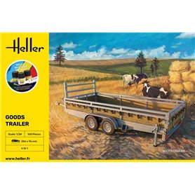 Heller 56778 Starter Kit - Goods Trailer 1/24