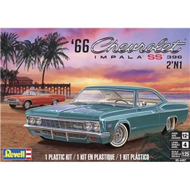 Monogram 4497 1966 Chevrolet Impala SS 396 219n1 1/25