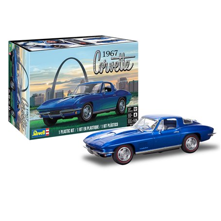 Monogram 4517 1967 Corvette 1/25