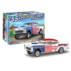 Monogram 1:24 1955 Chevy Bel Air Street Machine 219n1