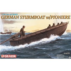 Dragon 1:35 GERMAN STURMBOAT W/PIONEERS