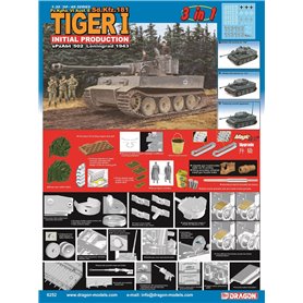 Dragon 1:35 SD.KFZ.181 TIGER I INITIAL TYPE
