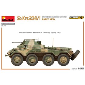 Mini Art 1:35 Sd.Kfz.234/1 Schwerer Panzerspahwagen - EARLY MODEL - INTERIOR KIT