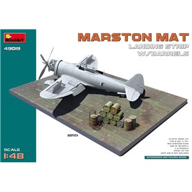 Mini Art 49019 Marston Mat Landing Stirp w/ Barrels