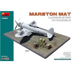 Mini Art 1:48 MARSTON MAT - LANDING STRIP W/BARRELS