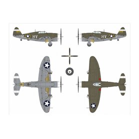 Dora Wings 1:48 Republic P-47C-2 Thunderbolt