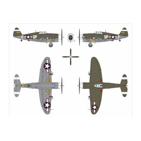 Dora Wings 1:48 Republic P-47C-2 Thunderbolt