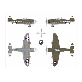 Dora Wings 1:48 Republic P-47C-2 Thunderbolt