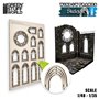 Green Stuff World SKELETON MINIATURE WINDOWS - SMALL