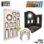 Green Stuff World KNIGHT MINIATURE WINDOWS - SMALL