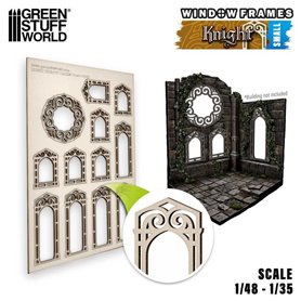 Green Stuff World Okna do witraży KNIGHT MINIATURE WINDOWS - SMALL