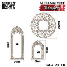 Green Stuff World Window Frame - VAMPIRE - Large