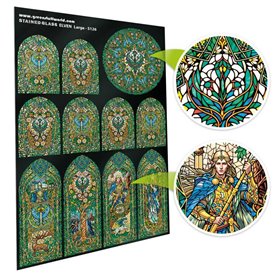 Green Stuff World ELVEN STAINED GLASS - LARGE