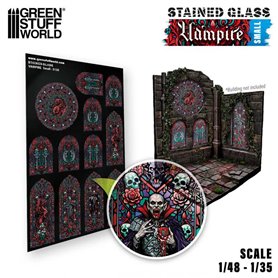 Green Stuff World Witraże VAMPIRE STAINED GLASS - SMALL