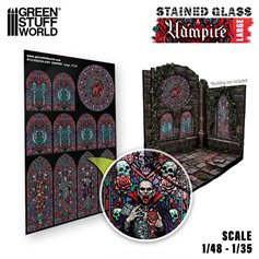 Green Stuff World Witraże VAMPIRE STAINED GLASS - LARGE