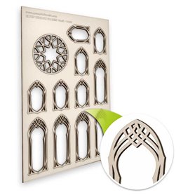 Green Stuff World Window Frame - ELVEN - Small
