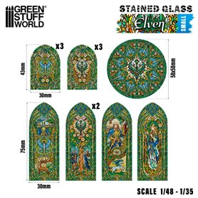 Green Stuff World ELVEN STAINED GLASS - SMALL