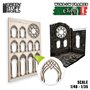 Green Stuff World ELVEN MINIATURE WINDOWS - LARGE