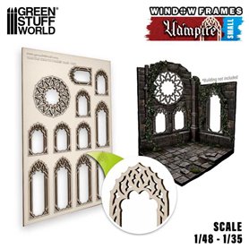 Green Stuff World Okna do witraży VAMPIRE MINIATURE WINDOWS - SMALL