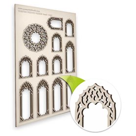 Green Stuff World Window Frame - VAMPIRE - Small