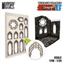 Green Stuff World DEMONIC MINIATURE WINDOWS - SMALL