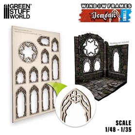 Green Stuff World Window Frame - DEMONIC - Small