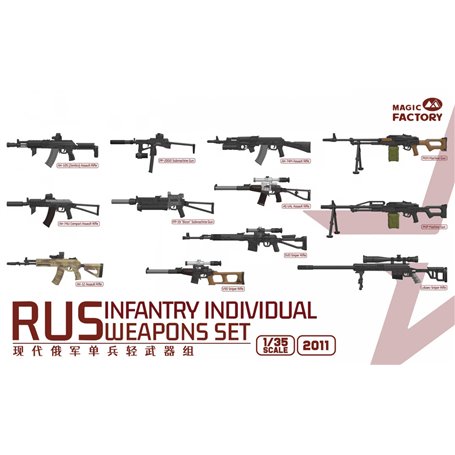 Magic Factory 2011 1/35 RUS Infantry Individual Weapons Set