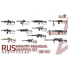 Magic Factory 1:35 MODERN RUSSIAN INFANTRY INDIVIDUAL WEAPON SET 