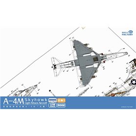 Magic Factory 1:48 A-4M Skyhawk - LIGHT ATTACK AIRCRAFT - 2IN1