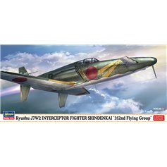 Hasegawa 1:72 Kyushu J7W2 Shindenkai - INTERCEPTOR FIGHTER - 352ND FLYING GROUP - LIMITED EDITION