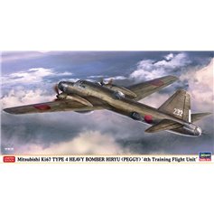 Hasegawa 1:72 Mitsubishi Ki-67 Type 4 Hiryu (Peggy) - HEAVY BOMBER - 4TH TRAINING FLIGHT UNIT - LIMITED EDITION 