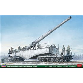 Hasegawa 30070 German Railway Gun K5(E) Leopold "Winter Camouflage" w/ Figure