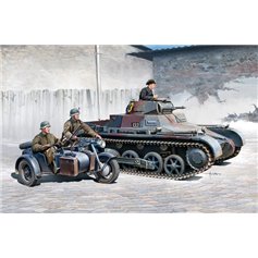 Academy 1:35 Pz.Kpfw.I Ausf.B + MOTORCYCLE 