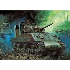 Academy 1:35 M4A2(75) - PACIFIC THEATER USMC