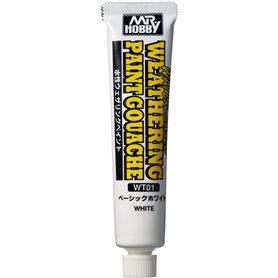 Mr.Hobby WT-01 Water-Based Weathering Paint Gouache White