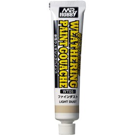 Mr.Hobby WT-05 Water-Based Weathering Paint Gouache Light Dust