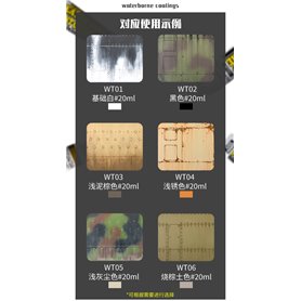 Mr.Hobby WT-06 Water-Based Weathering Paint Gouache Burnt Amber