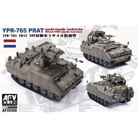 AFV Club AF35356 YPR-765 PRAT Anti Tank Vehicle w/ Twin TOW Missile Launcher