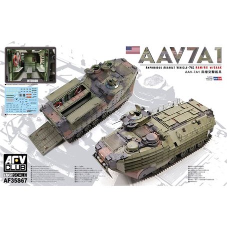 AFV Club AF35S67 Amphibious Assault Vehicle-7A1 RAM /RS W/EAAK