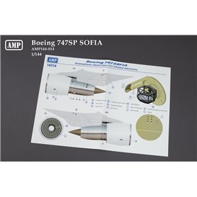 AMP 1:144 Boeing 747SP - AIRBORNE TELESCOPE SOFIA MODEL