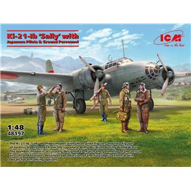 ICM 48197 Ki-21-Ib 'Sally' with Japanese Pilots & Ground Personnel