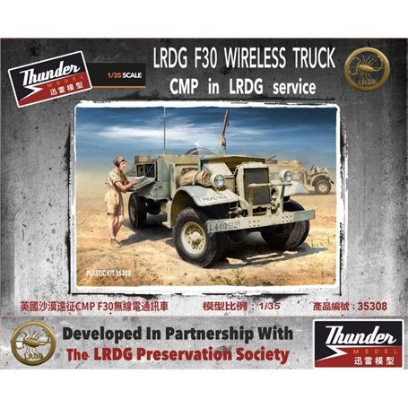 Thunder Model 35308 LRDG F30 Wireless Truck CMP in LRDG Service