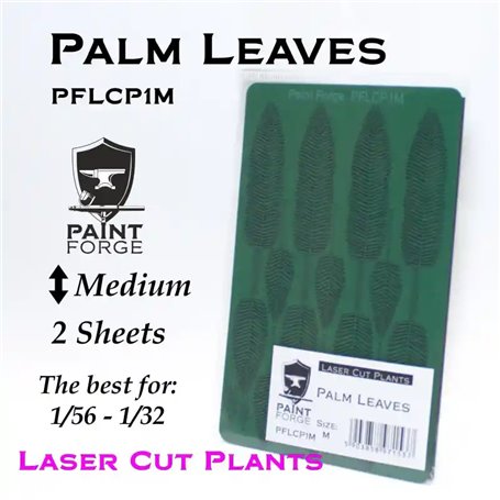  "Paint Forge PFLCP1M Laser Cut Plants Palm Leaves 1M" 15