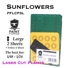 Paint Forge PFLCP3L LASER CUT PLANTS - Sunflower 3L