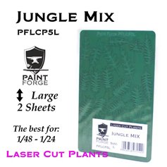 Paint Forge PFLCP5L LASER CUT PLANTS - Jungle Set 5L