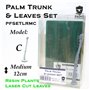  "Paint Forge PFSETLRMC Laser Cut + Resin Plants Palm Set Leaves + Trunk C, size M" 29