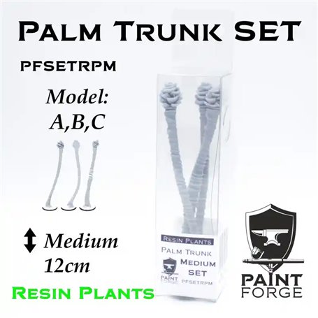  "Paint Forge PFSETRPM Resin Plants Palm Trunk Set M" 46