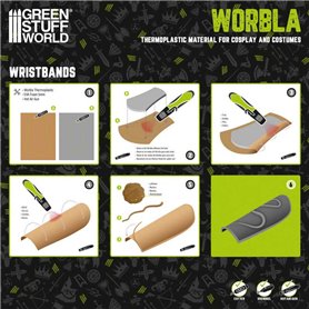 Worbla - tworzywo termoplastyczne twarde (M) 375 mm x 500 mm