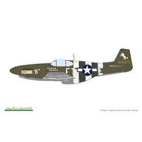 Eduard 1:48 North American P-51B/C Mustang - W/DORSAL FIN - ProfiPACK edition